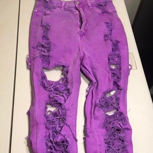 Fashion nova distress jeans